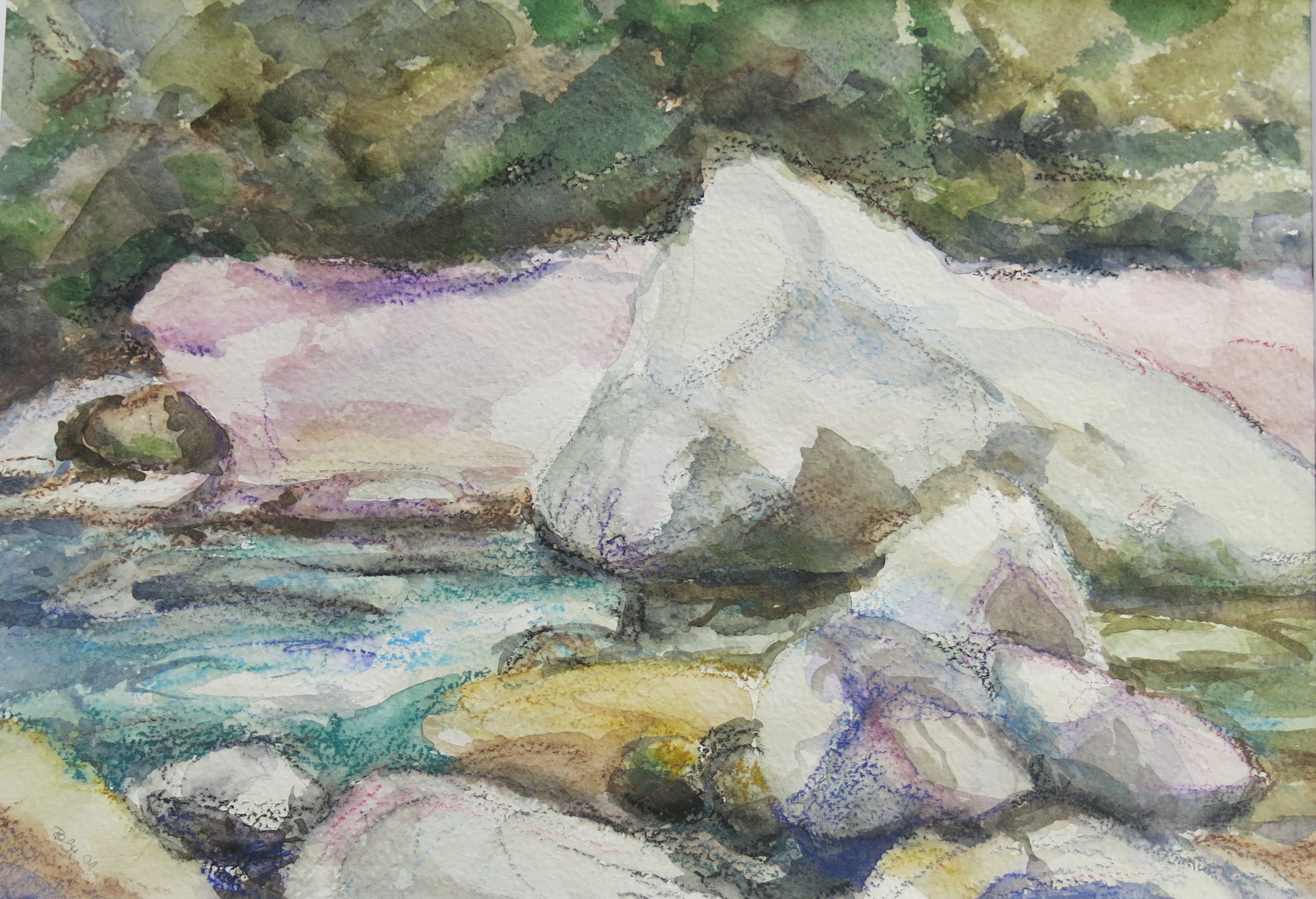 Verzasca 01 Regula Frei Atelier Farbspur